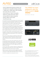 Arcam AV-950 - Brochure 